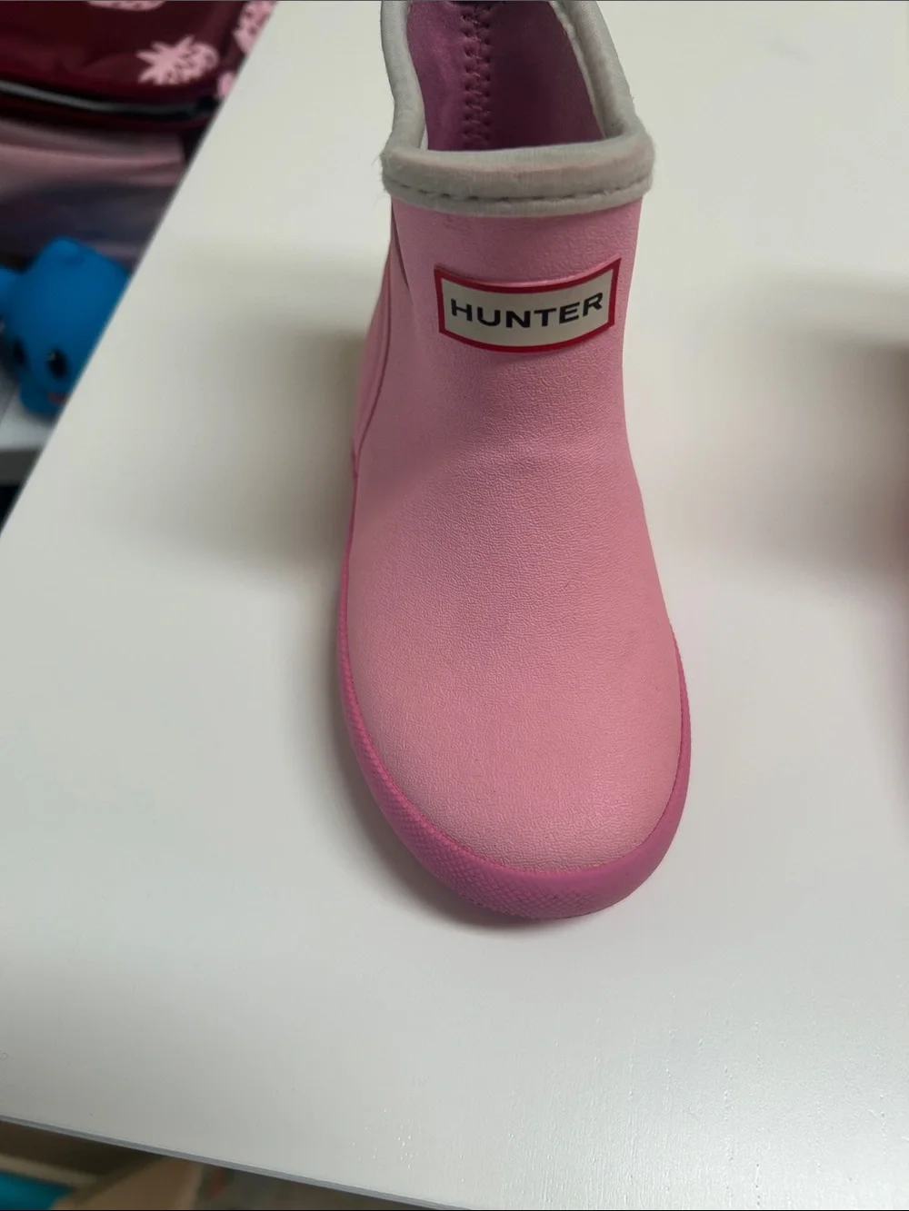 Hunter Kids Pink Short Waterproof Rain Boots